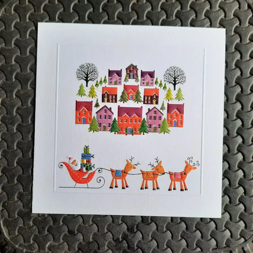 Kartu Ucapan Natal uk 16,5 x16,5 cm