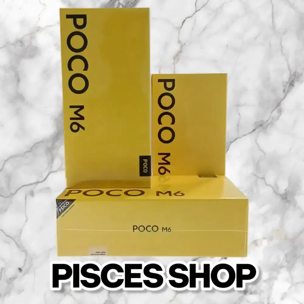 POCO M6 RAM 8/256 NEW Segel Garansi Resmi 1 Tahun