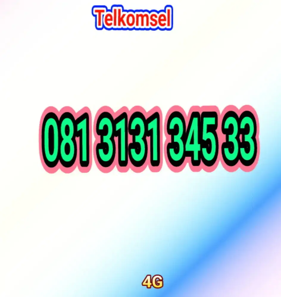 Kartu perdana cantik simpati rapi