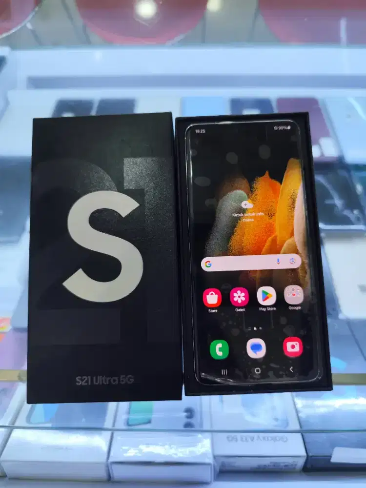 Hp Second Samsung Galaxy S21 Ultra 5G Ram 12/256GB Resmi SEIN Fullset