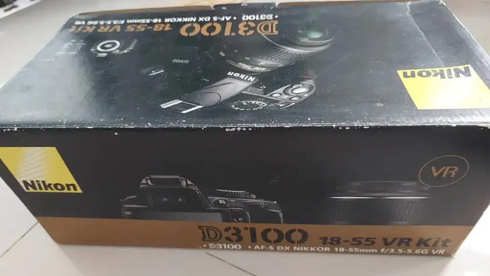 NIKON D3100 Lengkap Box