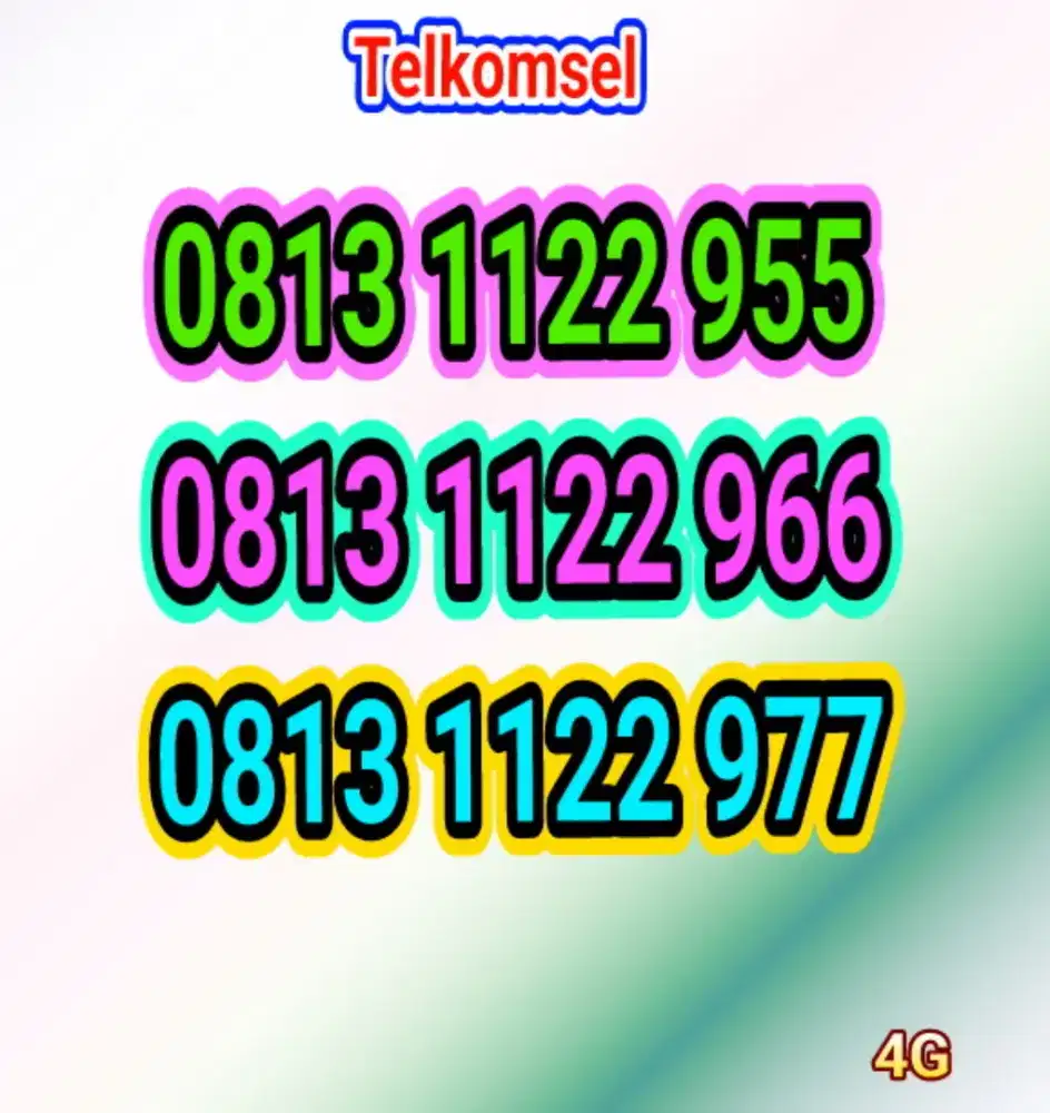 Kartu perdana simpati 11sngka rapi dan murmer