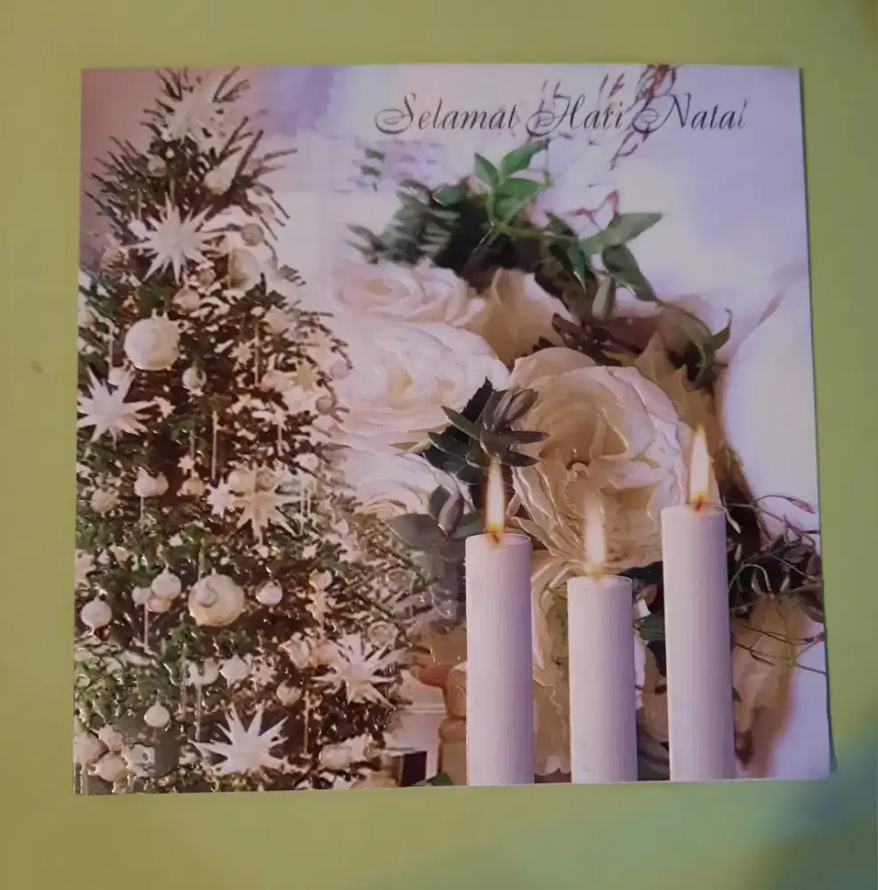 Kartu Ucapan Natal uk 16x15 5 cm