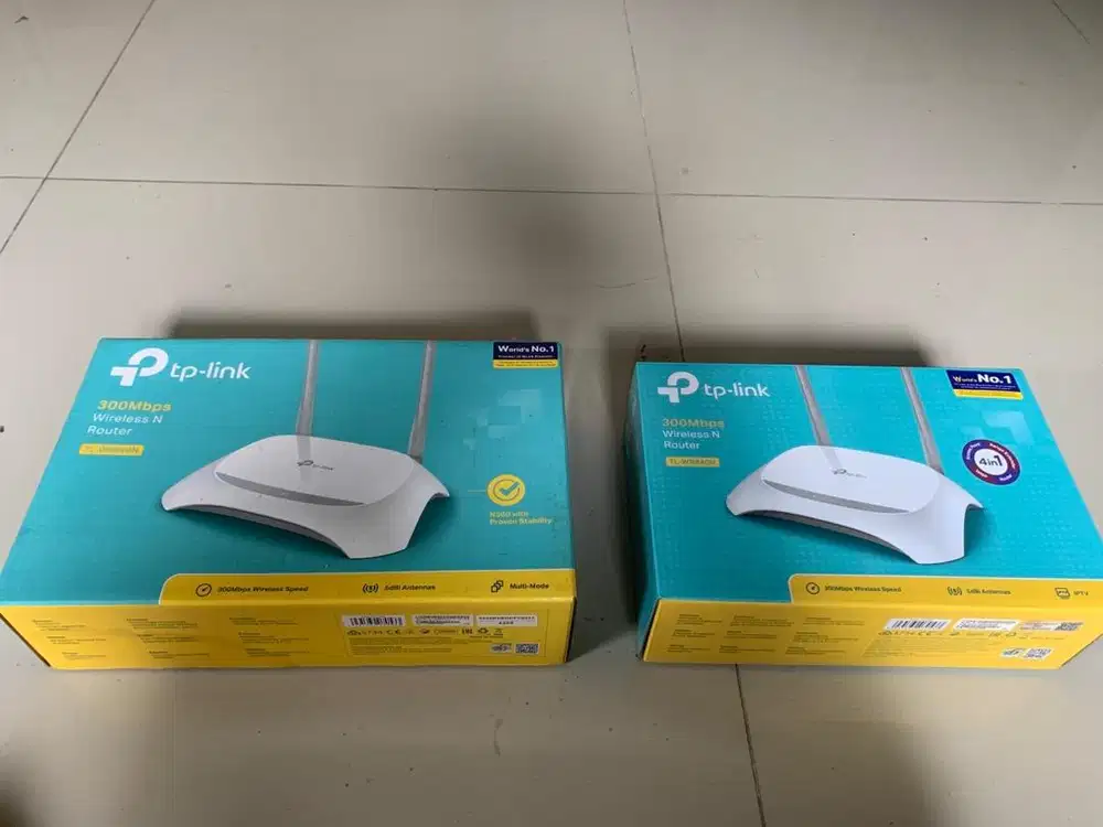 2 Router Wifi TP-LINK TL-WR 840N 300Mbps