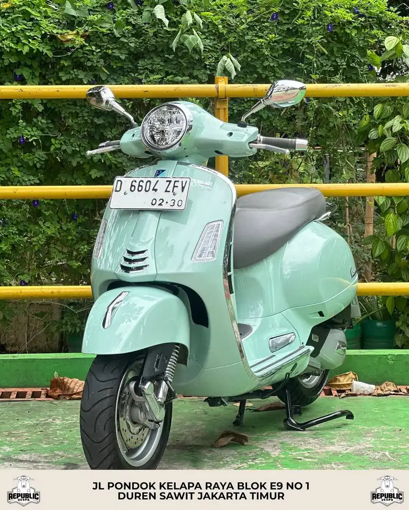 DIJUAL VESPA GTS 150 IGET FACELIFT ABS-ASR KEYLESS 2024 GREN RELAX