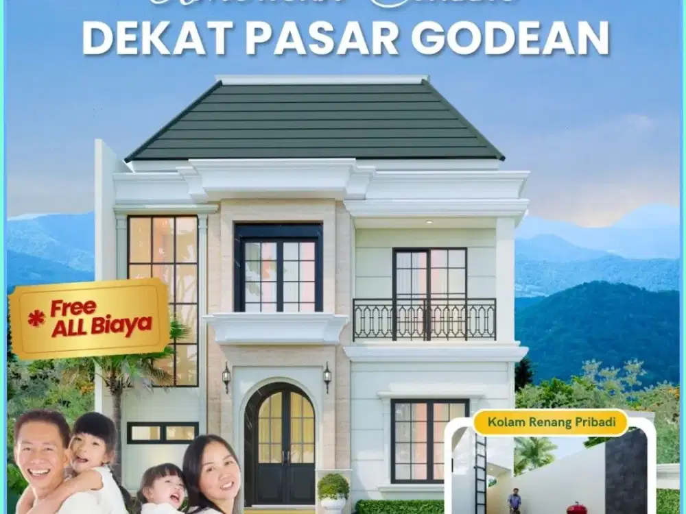 DIJUAL RUMAH SHM YOGYAKARTA AKSES LEBAR JL GODEAN KM 8