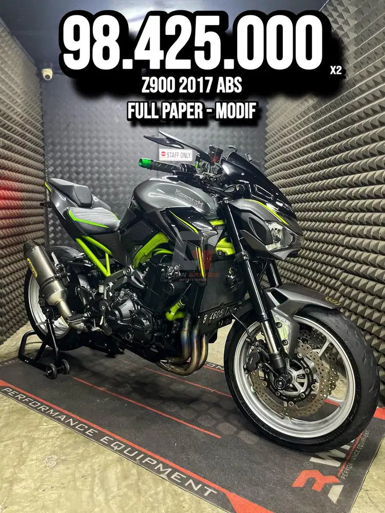 Z900 OR Z 900 2017 ABS MODIF LOW KM RAWATAN SUPERB UNIT BRO