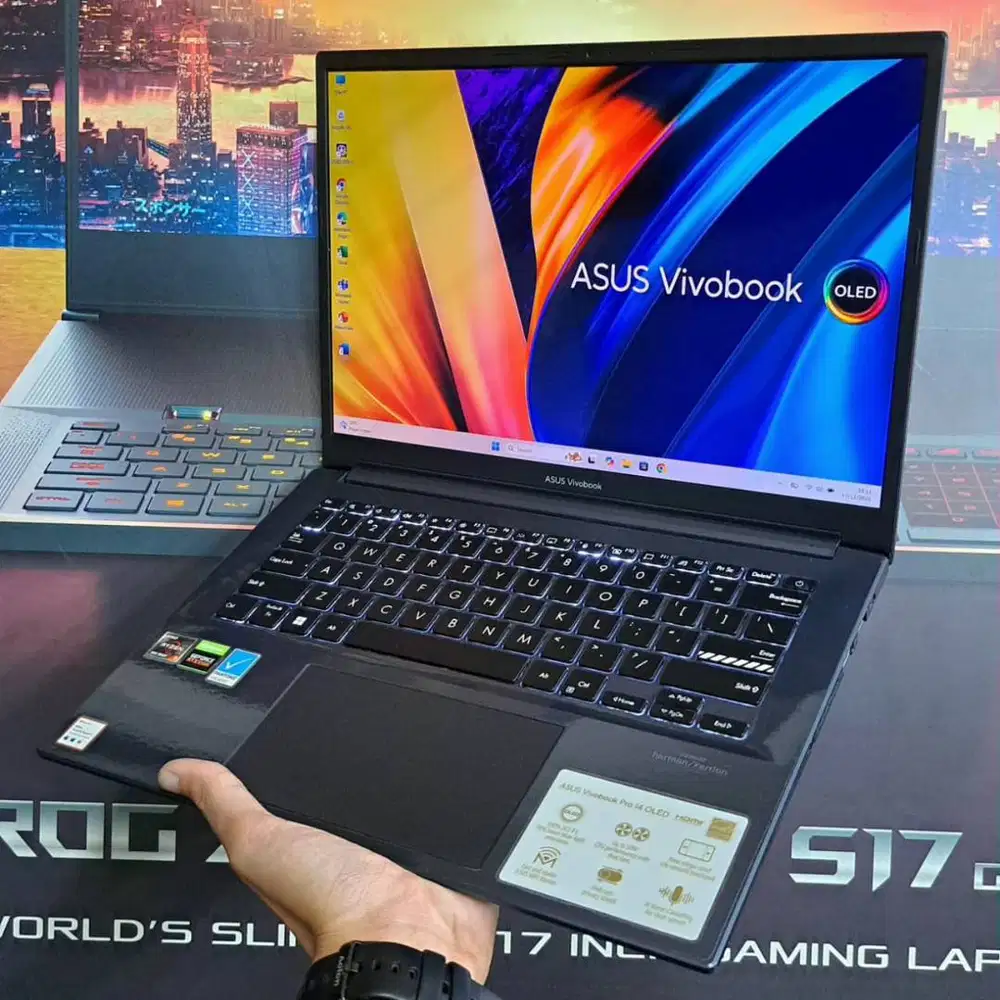 ASUS VIVOBOOK PRO 14 OLED M4301QC AMD RYZEN 5-5600H RAM 8GB SSD 512GB