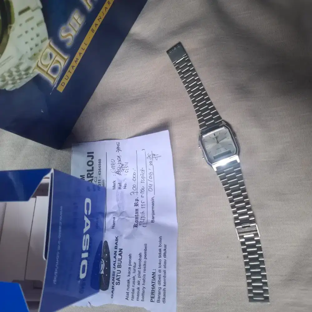 Dijual jam tangan casio vintage original nungkar di dutamall semlam