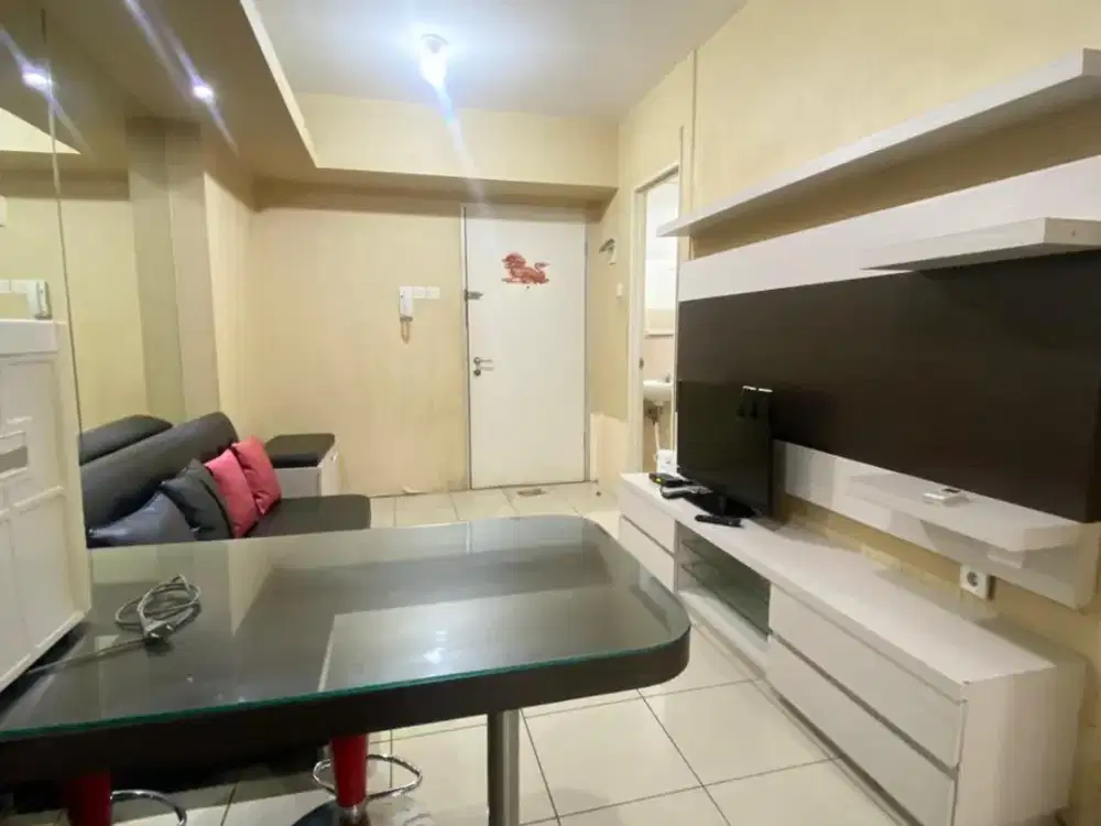 For Rent Apartemen Green Bay Pluit Tipe 2 Bedroom Fully Furnished View ke Mall + 2 AC