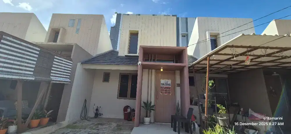 Disewakan rumah furnish rapi bersih siap huni di cisauk