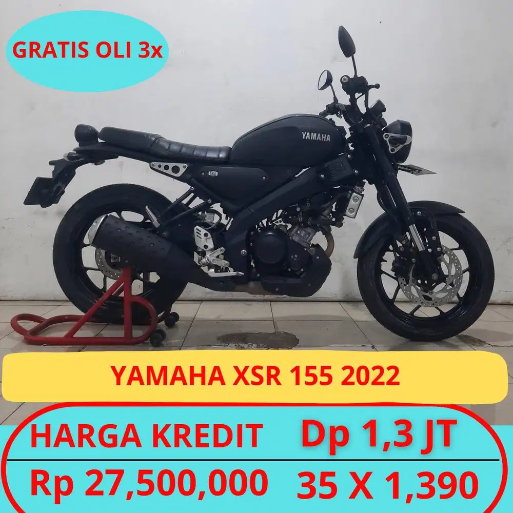 YAMAHA XSR 155 2022 DP HANYA 1,3 JT GUYSSS