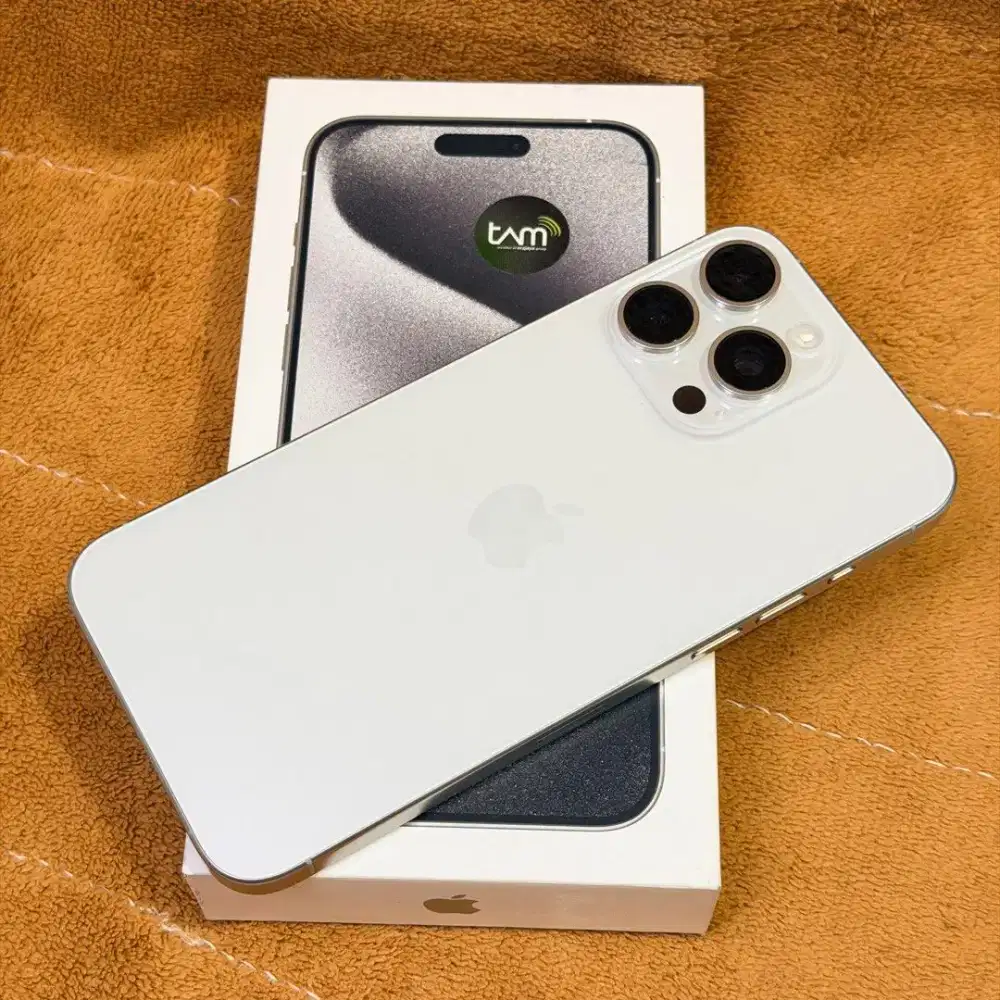iPhone 15 pro white titanium eks iBox 128gb