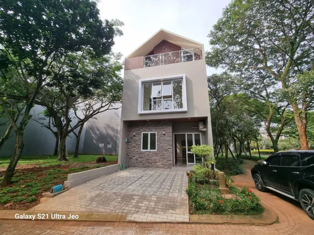 Rumah Murah Baru Bangunan Mandiri Cluster Whelford Greenwich Bsd City 3 Lantai