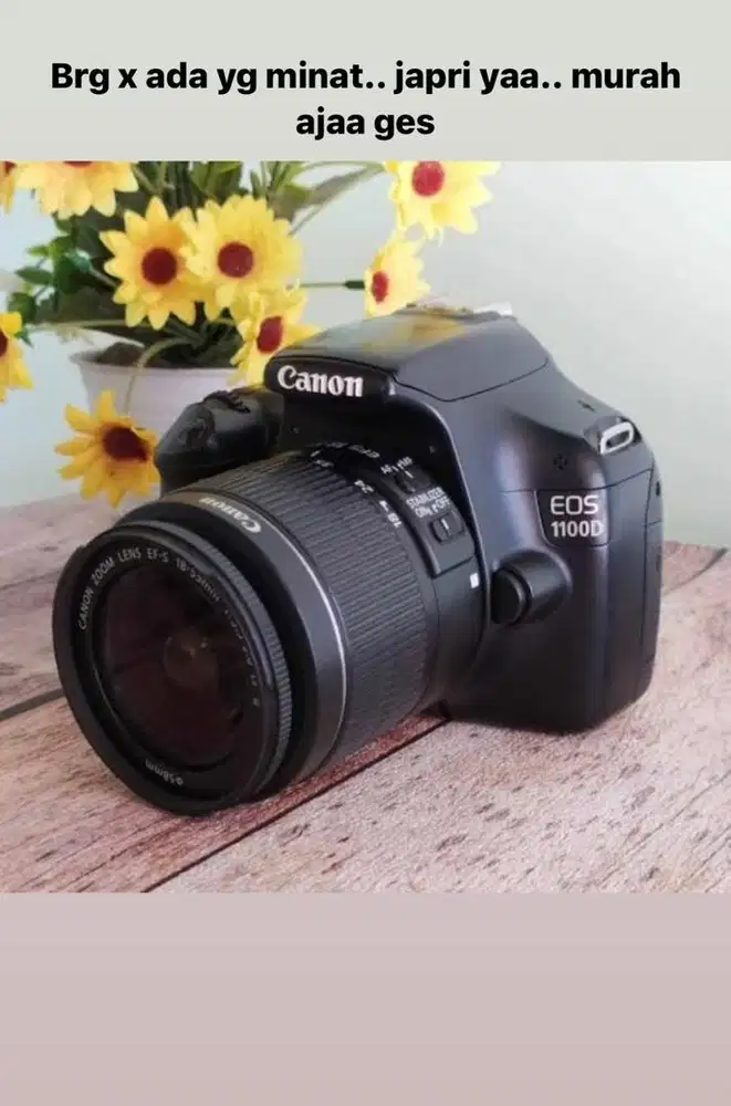 CANON 110D HITAM SECOND