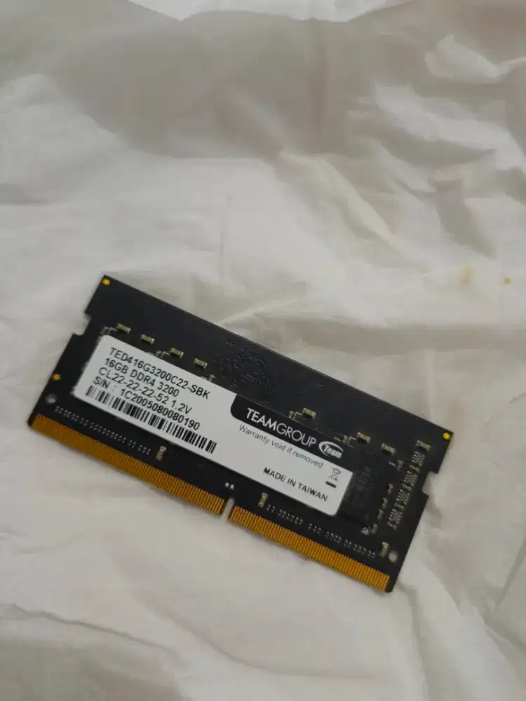 RAM 16 GB DDR4  3200