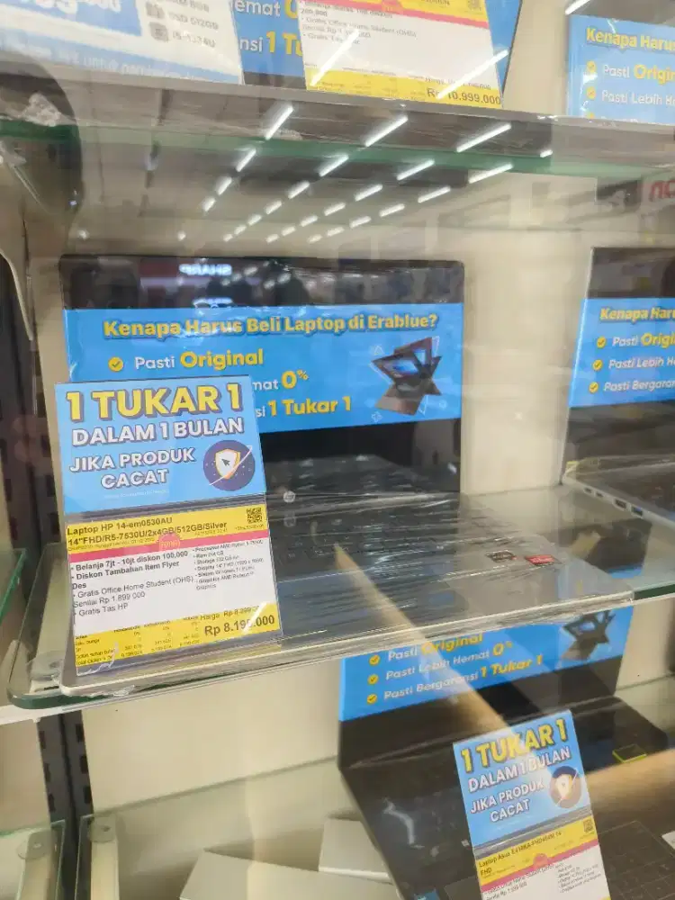 Cicilan Laptop HP Amd Ryzen 5 memory 512GB di Ciomas