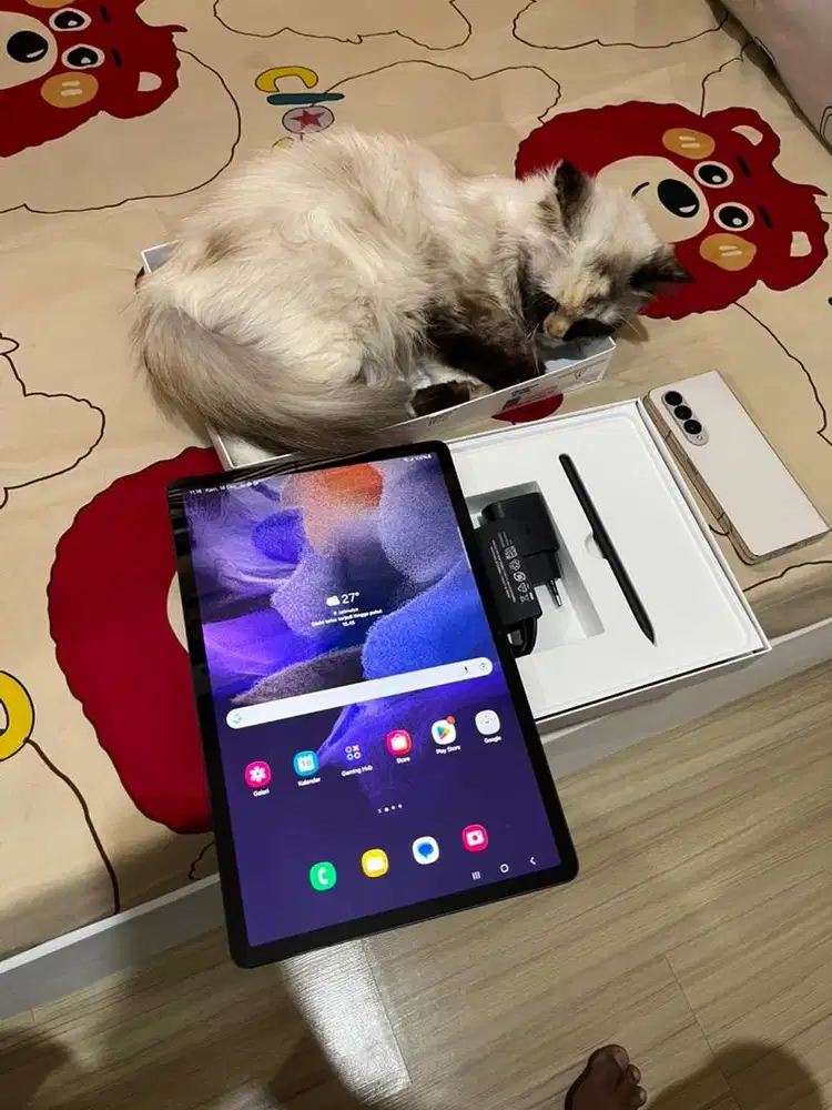 Samsung Galaxy Tab S7 FE 5G Super Mulus No minus Fullset 6/128 gb