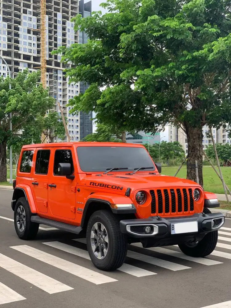 Jeep Wrangler Sahara 2023 Orange 2024 Mobil Bekas 2022 Jual Cepat Bu