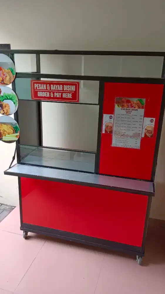 Gerobak Booth Minimalis