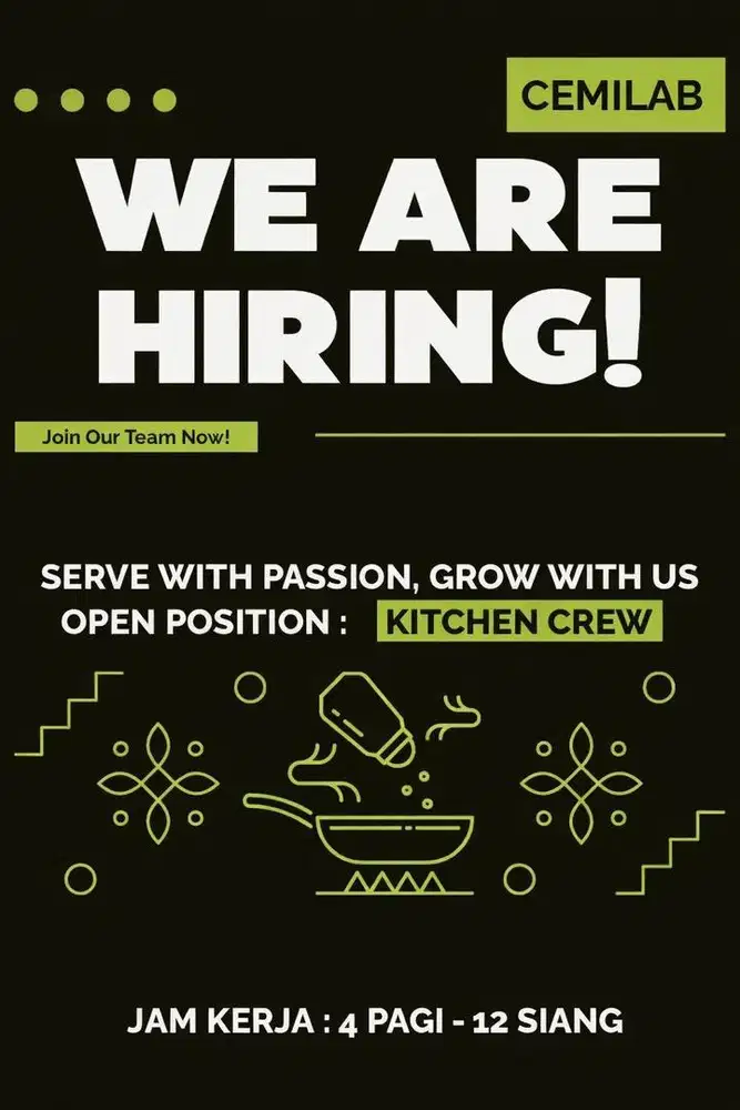 Di butuhkan segera, karyawan produksi makanan ringan