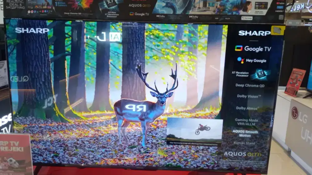 SHARP QLED TV GOOGLE 4K 50 INCH