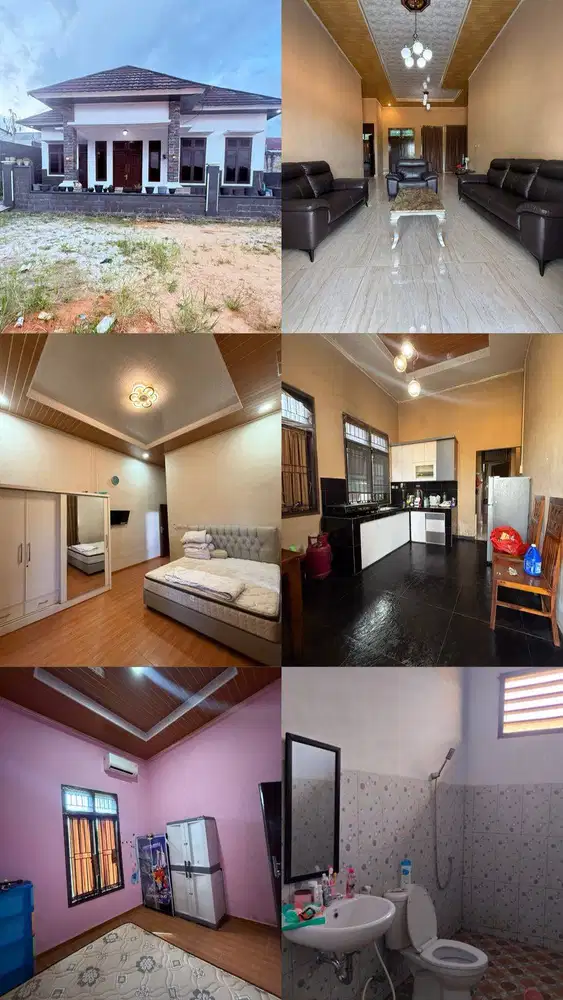 Rumah disewakan full furnished di tengah kota