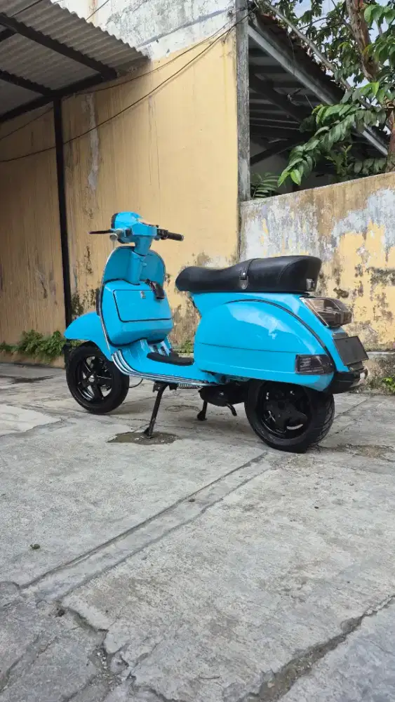 Vespa PS 82 restorasi electricstater plat D