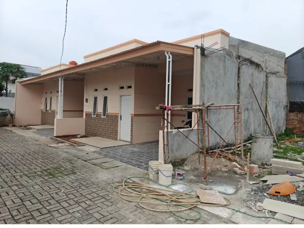 Rumah cluster siap huni termurah di Jatibening Tanah luas bangunan kokoh full bata merah
