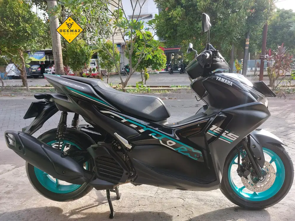 (DP 300 Rb)‼️ Aerox Connected Hitam 2022 Cash, Kredit & Tukar Tambah