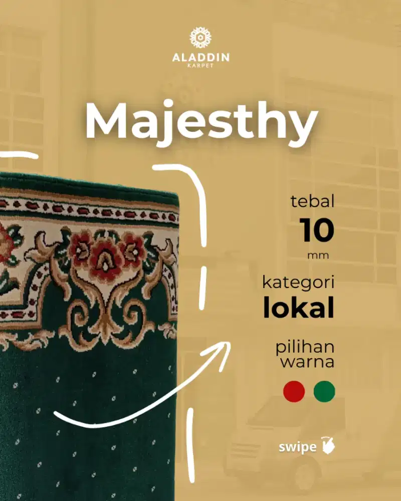 Aladdin Karpet masjid type majesty