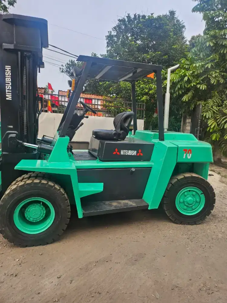 Forklift Mitsubishi 7 Ton 2014 siap kerja