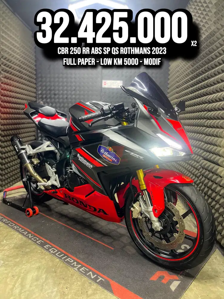 CBR 250 RR OR CBR 250RR ABS SP QS ROTHMANS 2023 MODIF LOW KM 5XXX BRO