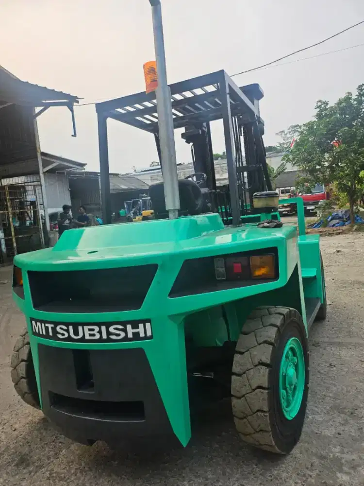 Jual forklift bekas 7 Ton Mitsubishi 2014