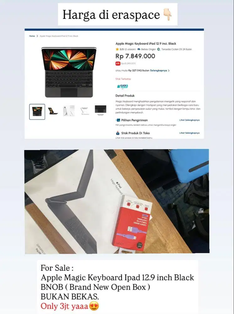 NEW MAGIC KEYBOARD 12.9 INCH