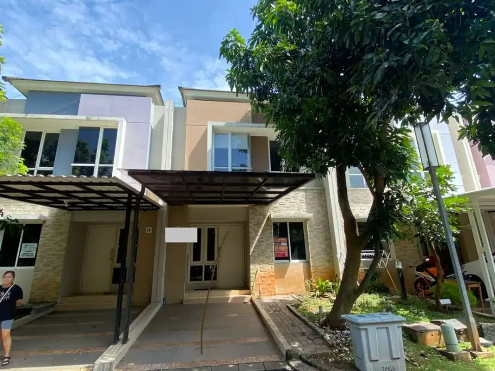 Rumah Termurah 1 Cluster Tesla Summarecon Scientia Gading Serpong 2 Lantai Semi Furnished