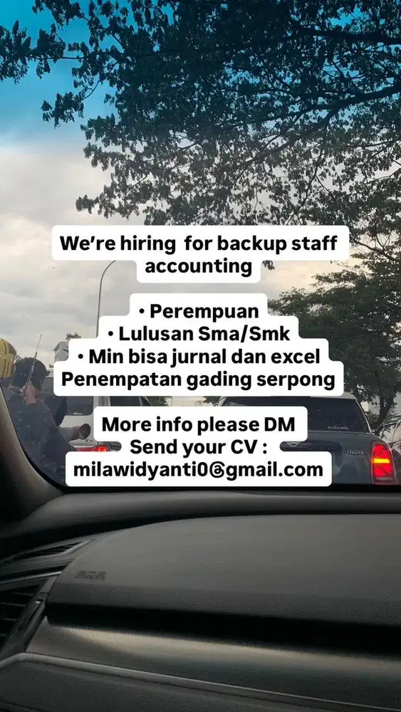 Lowongan kerja staff accounting