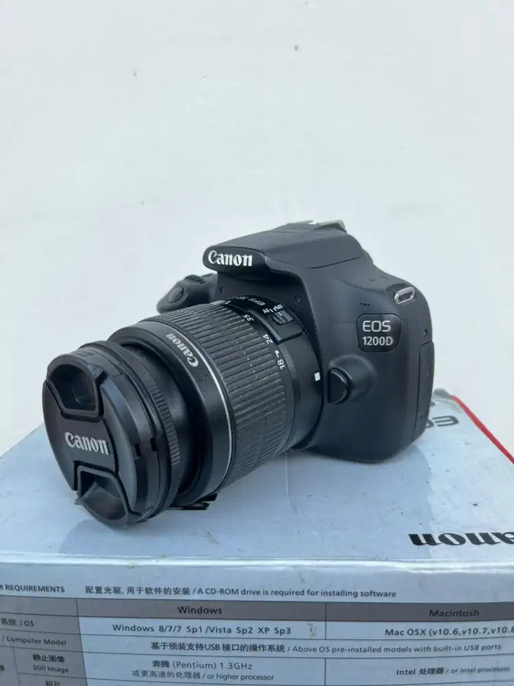 Dijual kamera canon 1200d likenew