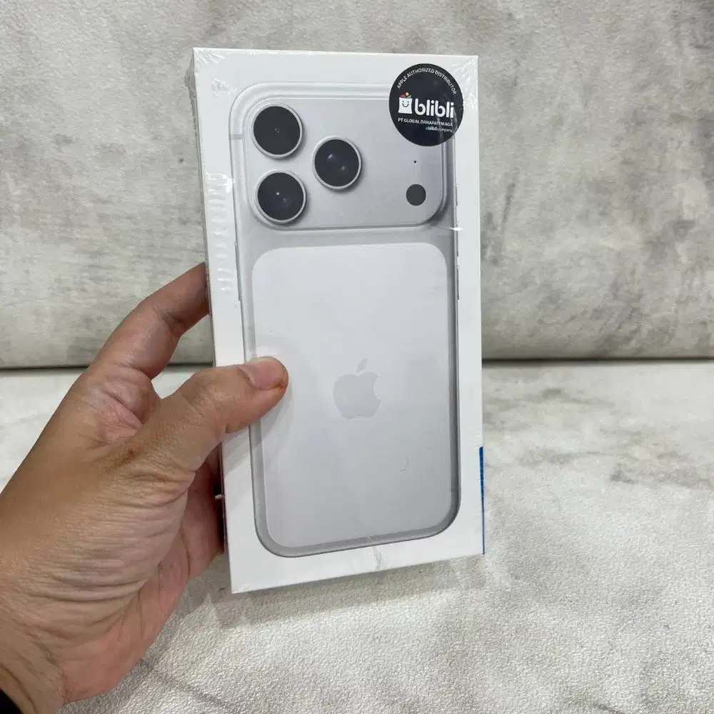 iPhone 17 Pro 256GB Garansi resmi NEW BNIB Silver