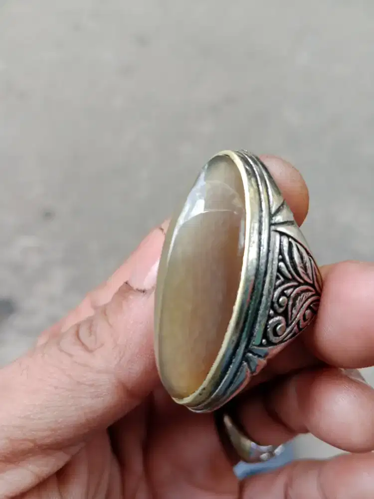 Batu akik pandan lumut