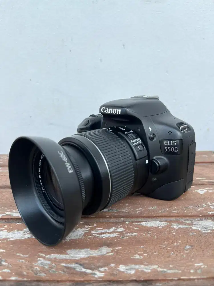Dijual kamera canon 550d likenew sc 25rb