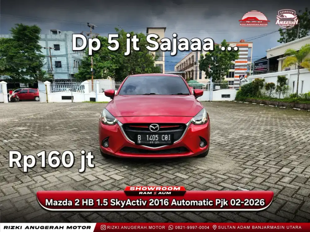 Dp 5jt Mazda 2 HB Skyactiv 2016 Automatic Pjk 02-2026