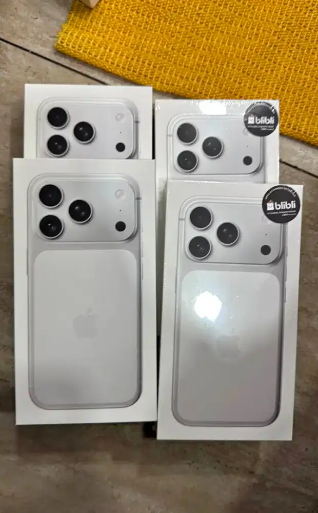 iPhone 17 Pro Max 256GB Silver warna langka brand new