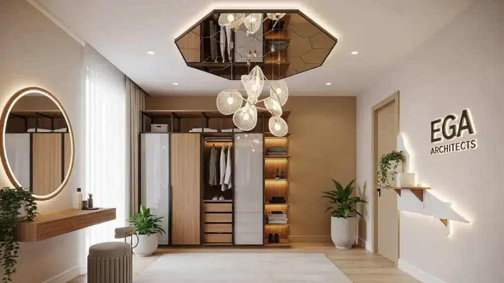 Interior kitchen - jasa arsitek wardrope modern