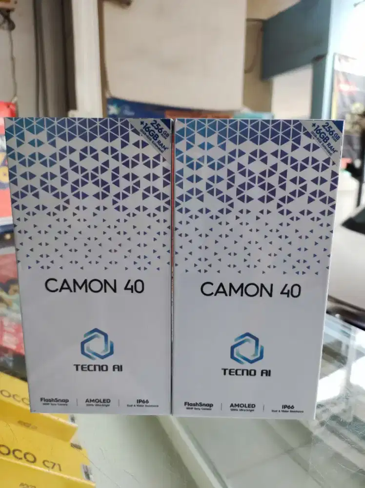 Camon 40 tecno ram 8/256 amoled sony camera