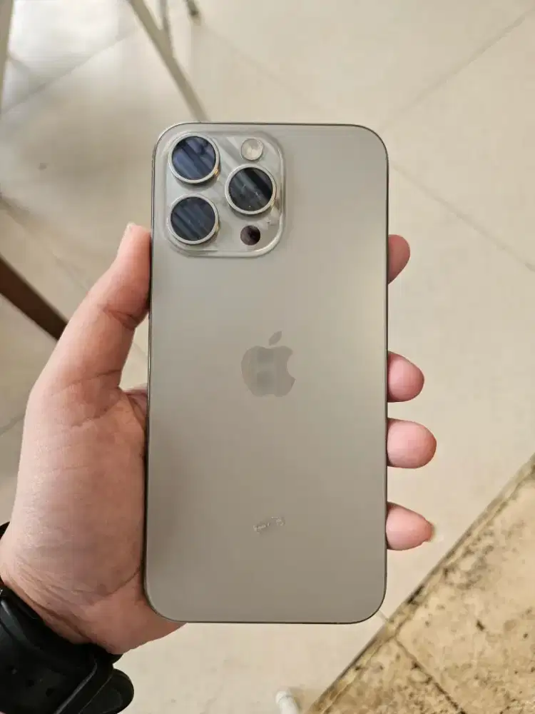 Iphone 15 Promax 256 Ibox Mulus Terawat Titanium