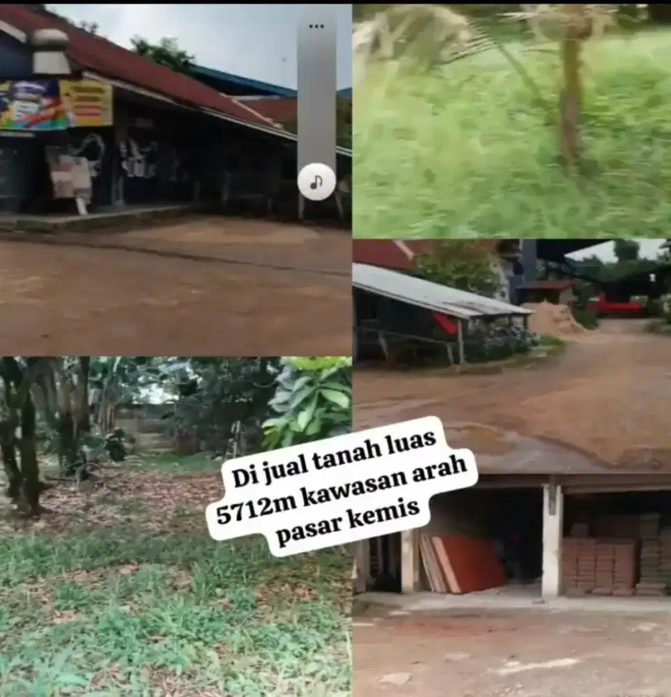 Jual Tanah di kawasan arah Pasar kemis