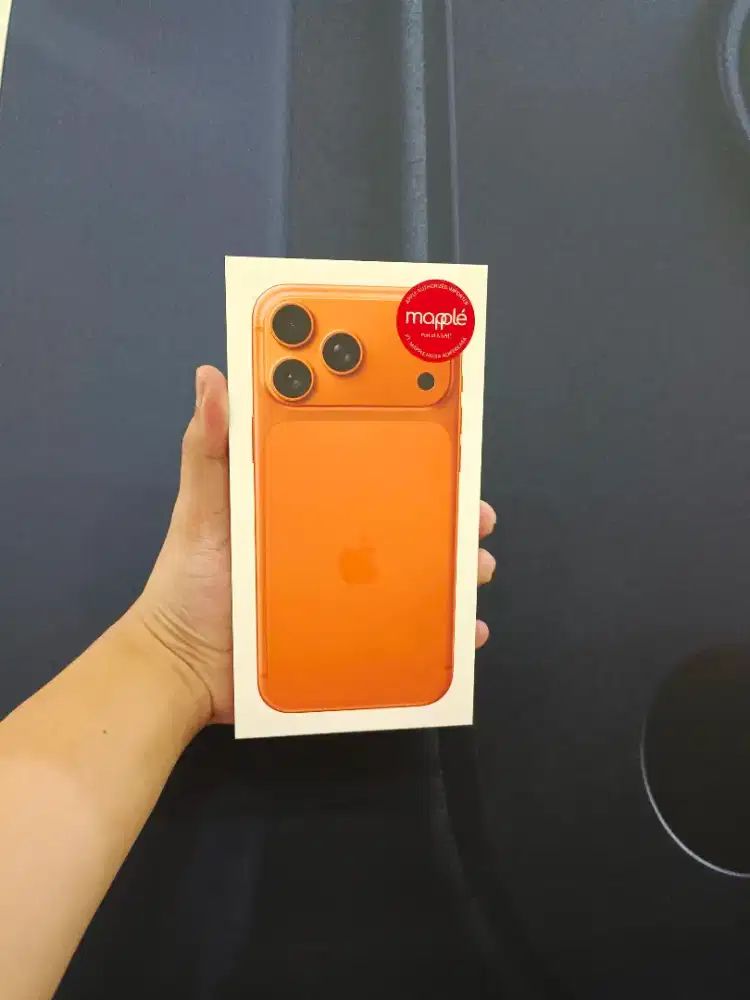 IPHONE 17 PRO MAX COSMIC OREN KREDIT 0% 12 BULAN TANPA KARTU KREDIT