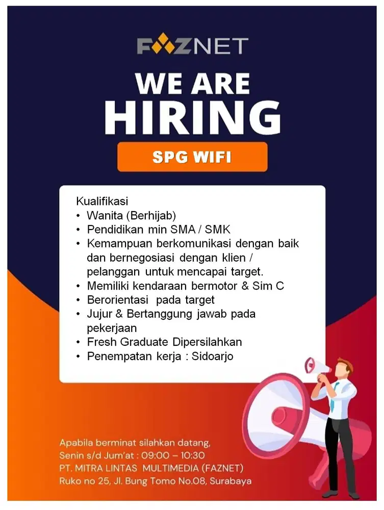 Sales Promotion Girl WIFI