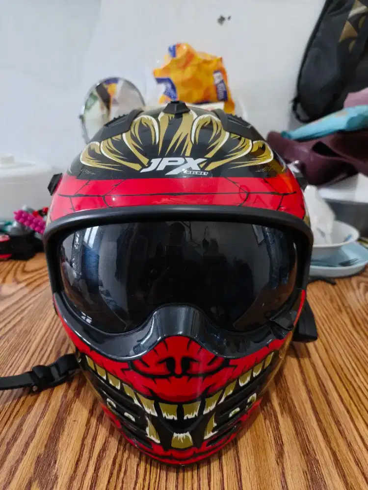 Helm JPX FUll Face/Half Face X Intercom Zacro